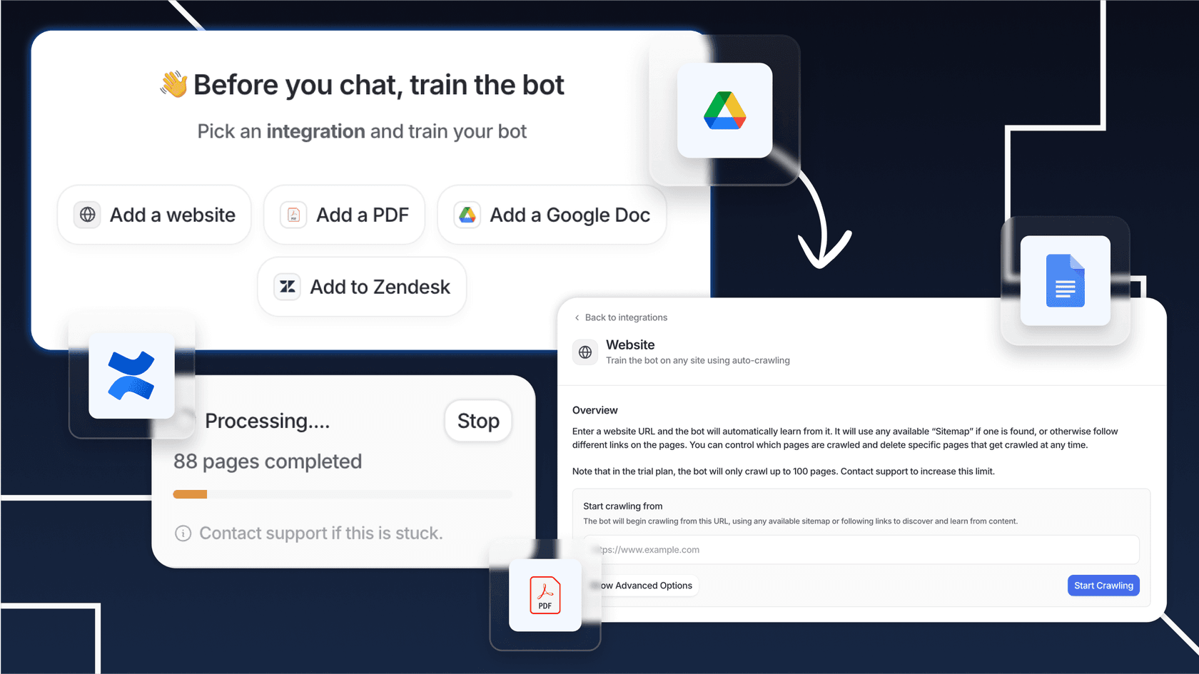 Screenshot of eesel AI
