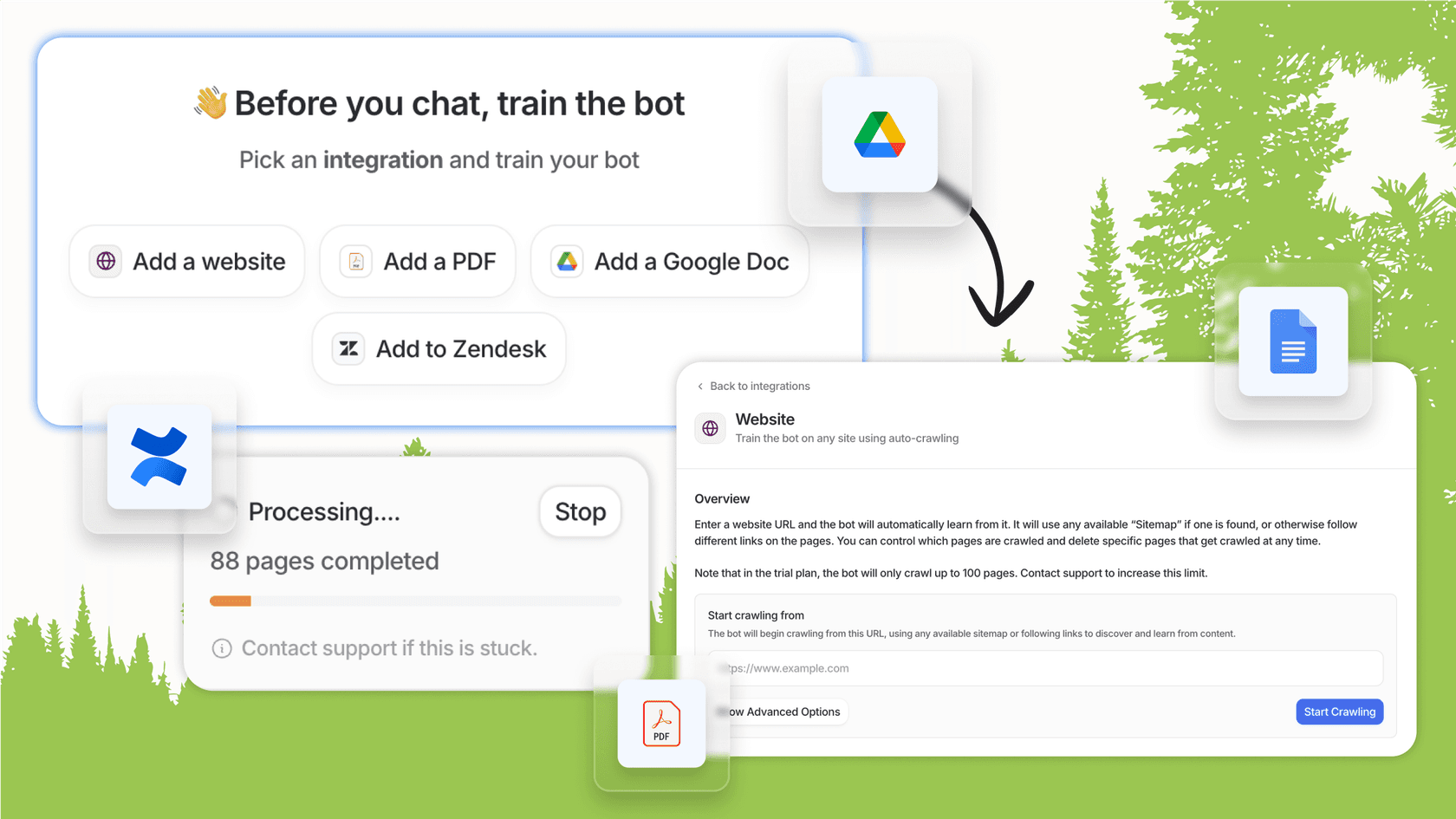 Screenshot of eesel AI