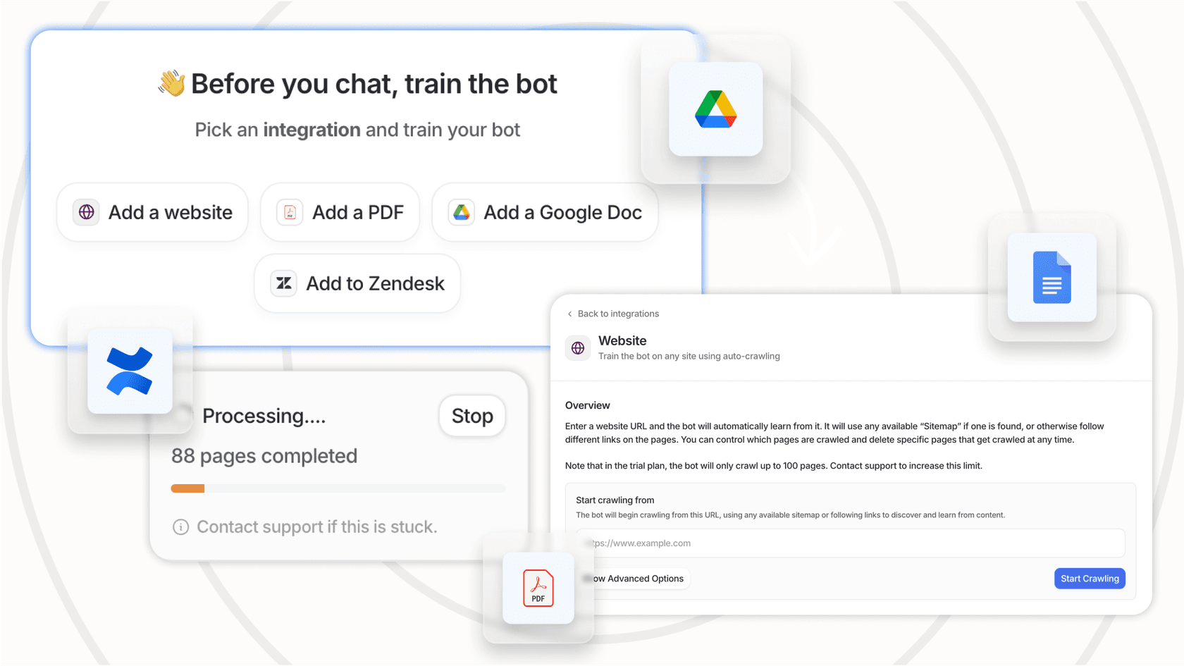 Screenshot of eesel AI
