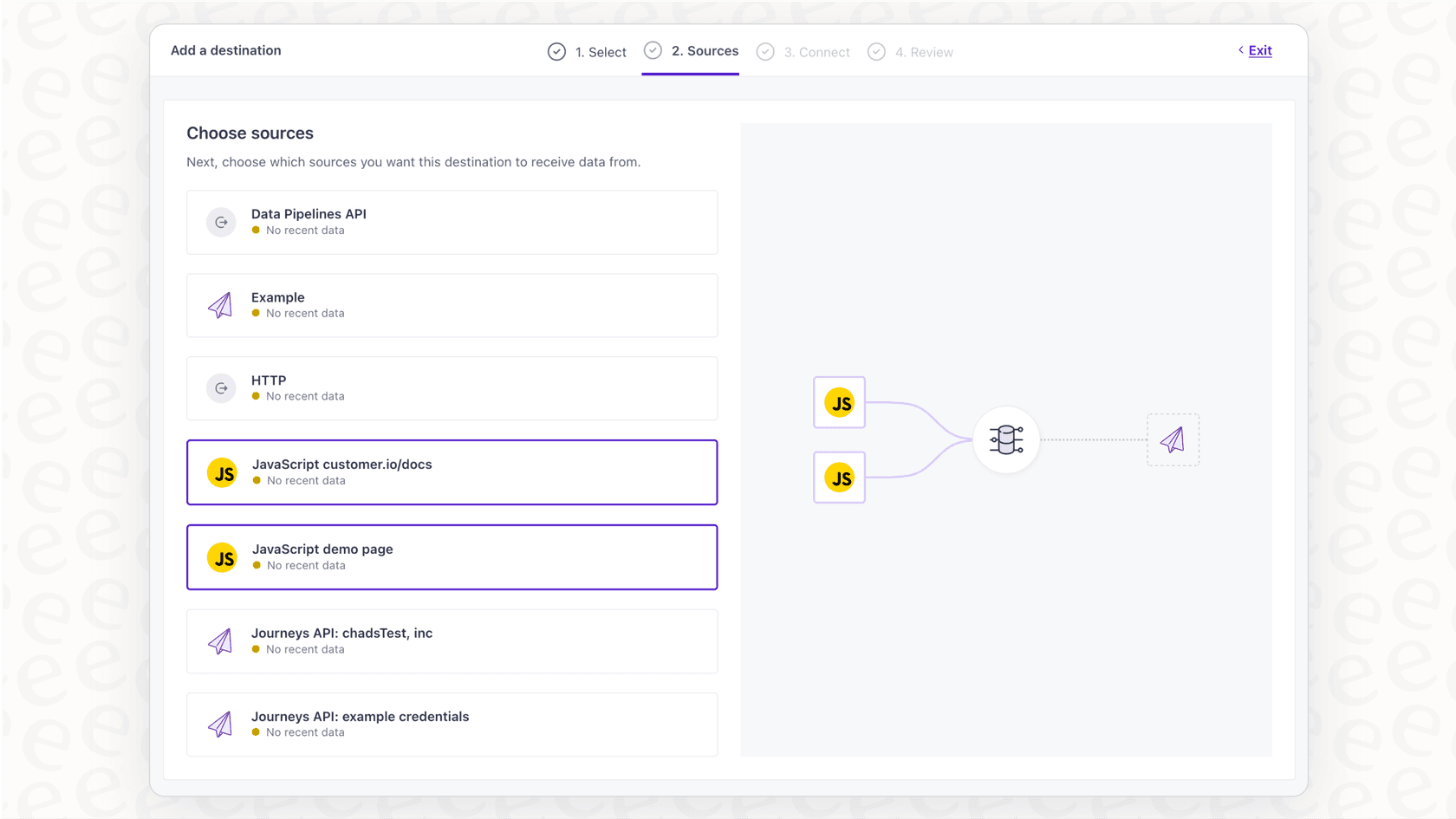 A user mapping out a campaign in the Customer.io visual workflow builder to understand the features of Customer.io.