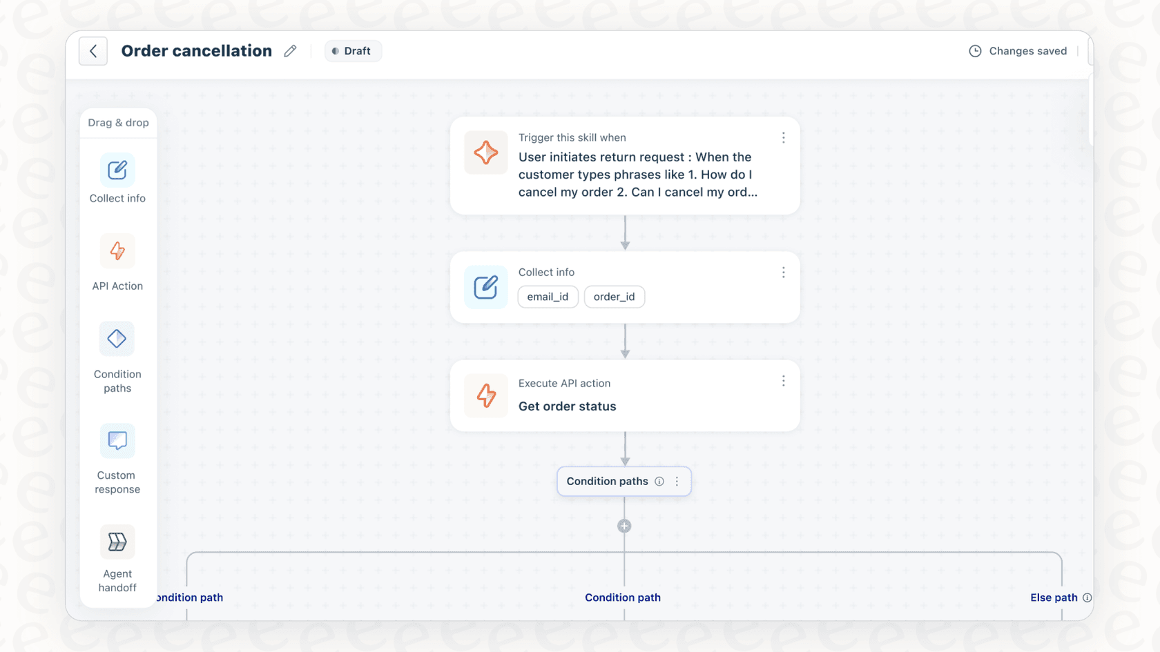 The AI Agent Studio for building Freddy AI agents, a platform to consider when deciding which LLM is best for customer support use cases.