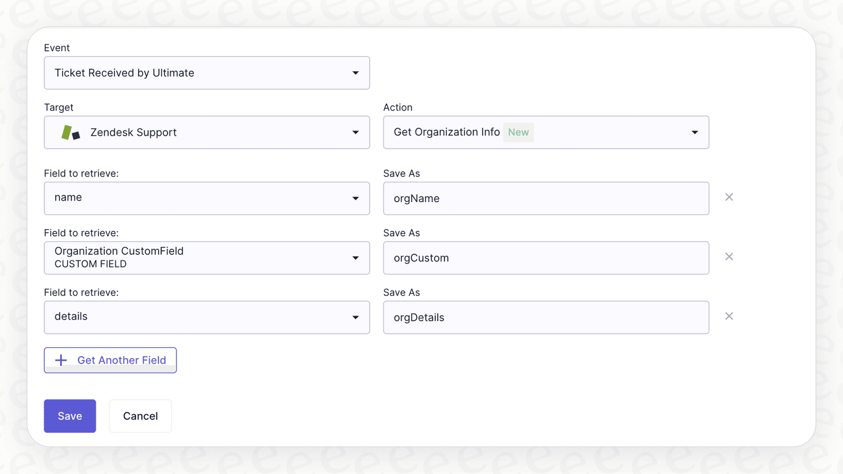 A look at the event triggers within Zendesk