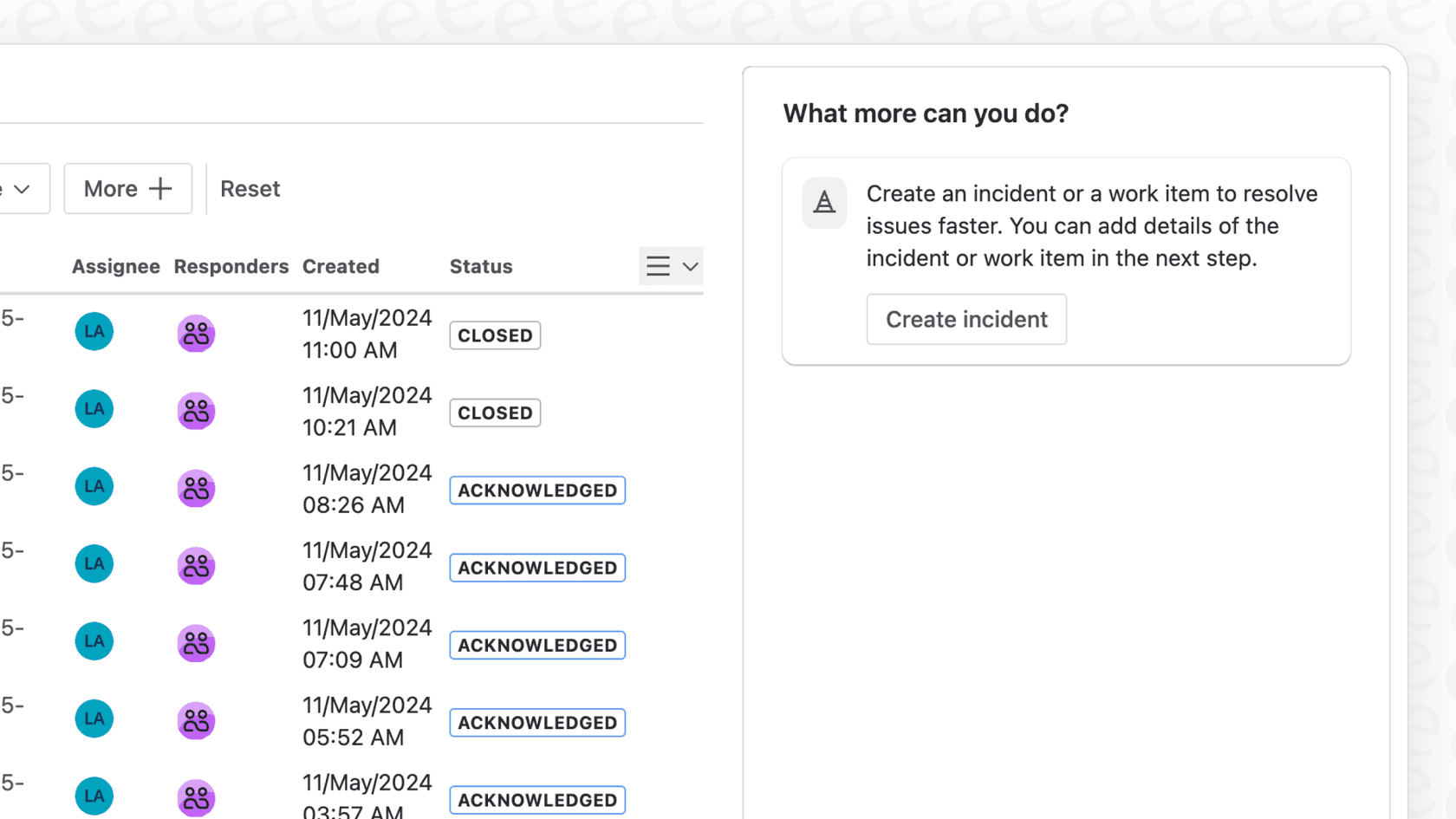 A screenshot of the incident creation form being auto-filled by Atlassian Intelligence, showing how it assists on-call engineers.