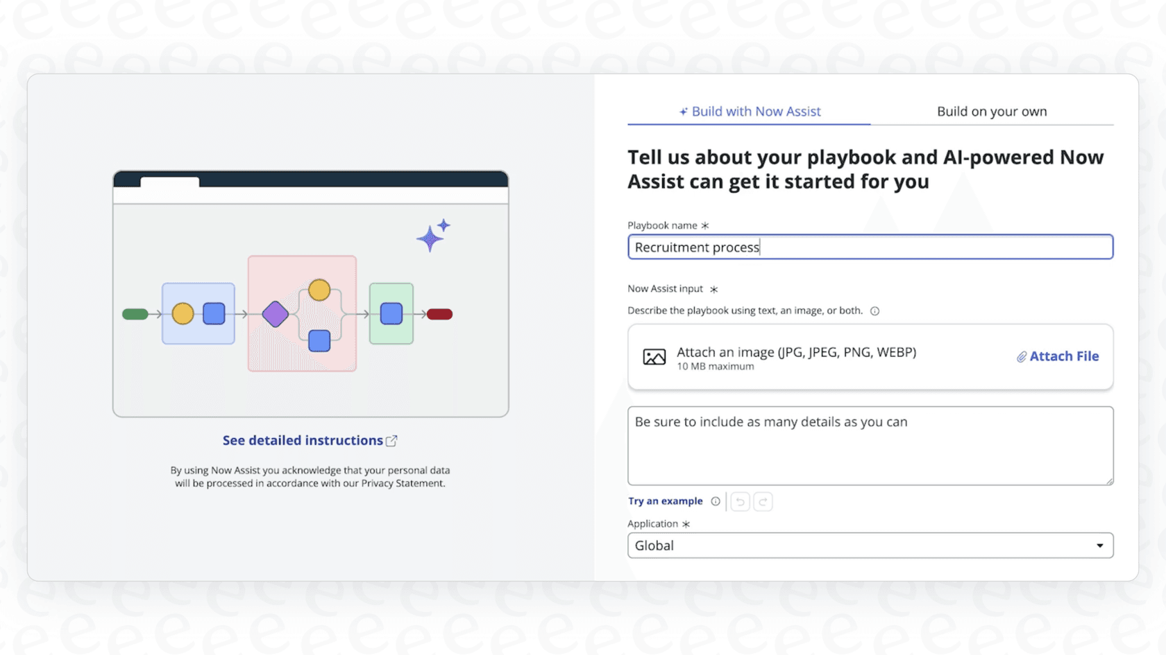 Generating a playbook with Now Assist in ServiceNow AI Platform Generative Content