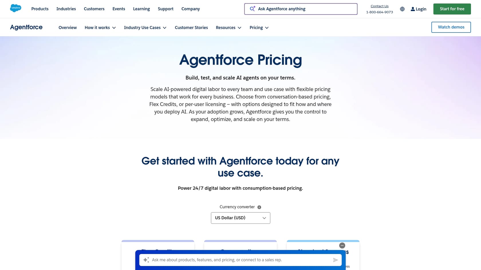 A screenshot of the Salesforce Data 360 pricing calculator, as mentioned in the article.