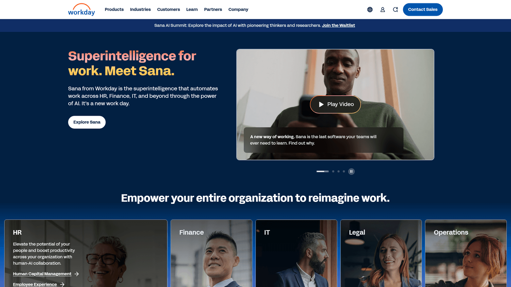 Workday homepage hero