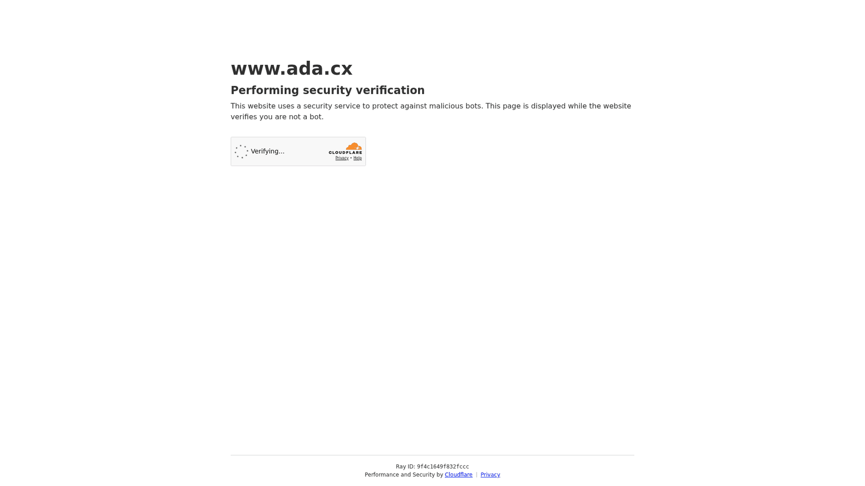 Ada homepage showing enterprise AI customer experience platform