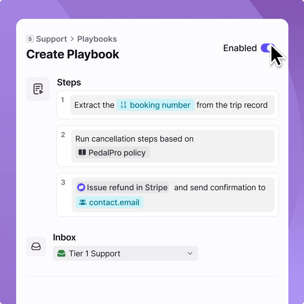 Front AI Autopilot interface for resolving complex customer queries