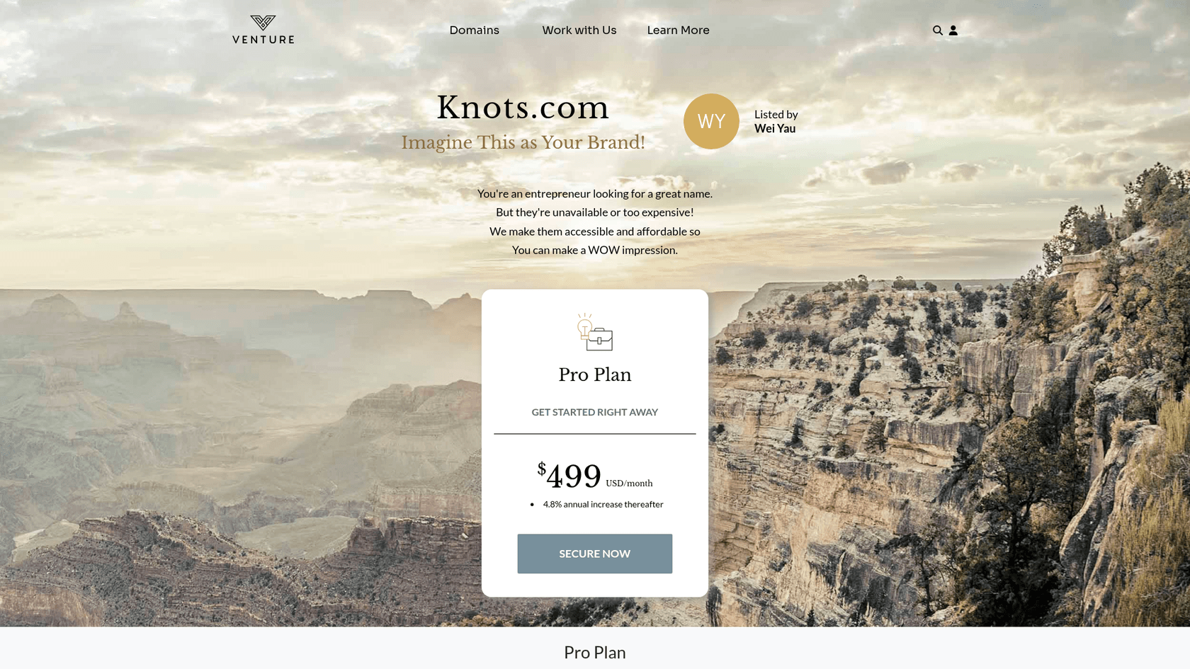 Knots landing page