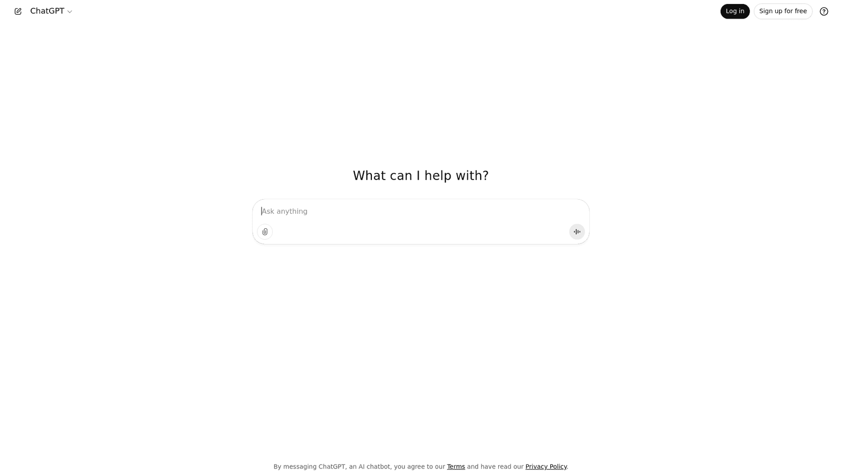 The main landing page for OpenAI's ChatGPT, a key tool in the ChatGPT vs Grammarly debate.