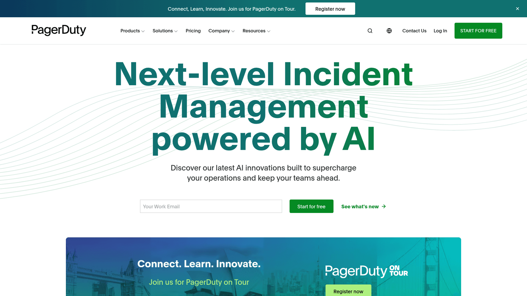 PagerDuty incident management and on-call scheduling platform